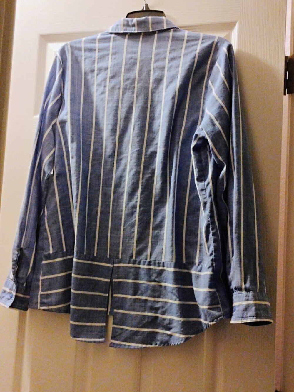 Striped chambray button down - Picture 2 of 3